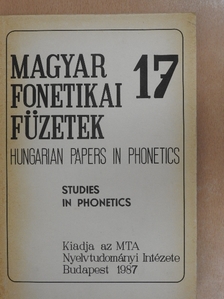 Éva Földi - Studies in Phonetics [antikvár]