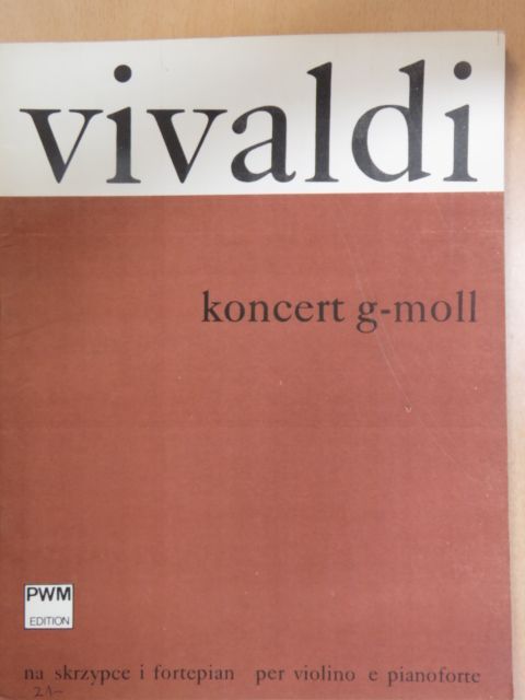 Antonio Vivaldi - Koncert g-moll  [antikvár]