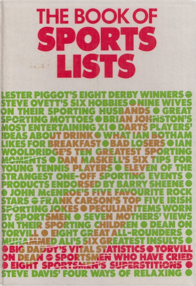 Craig Brown, David Brown - The Book of Sports Lists [antikvár]