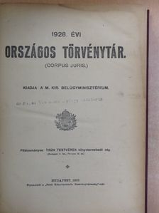 Dinnyés Lajos - 1928. évi Országos Törvénytár [antikvár]