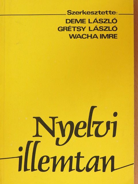 Bachát László - Nyelvi illemtan [antikvár]