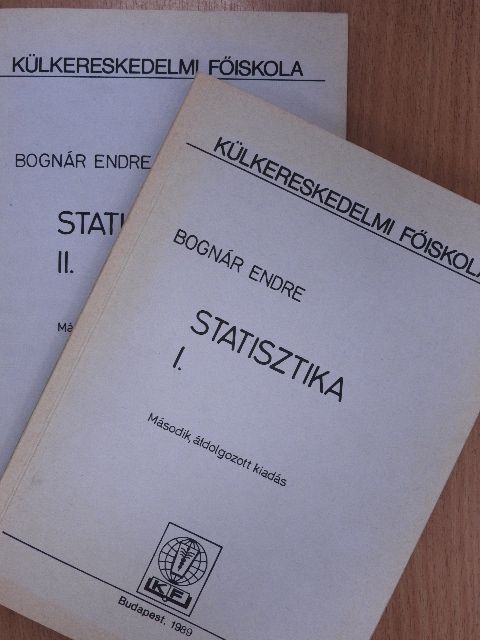 Bognár Endre - Statisztika I-II. [antikvár]