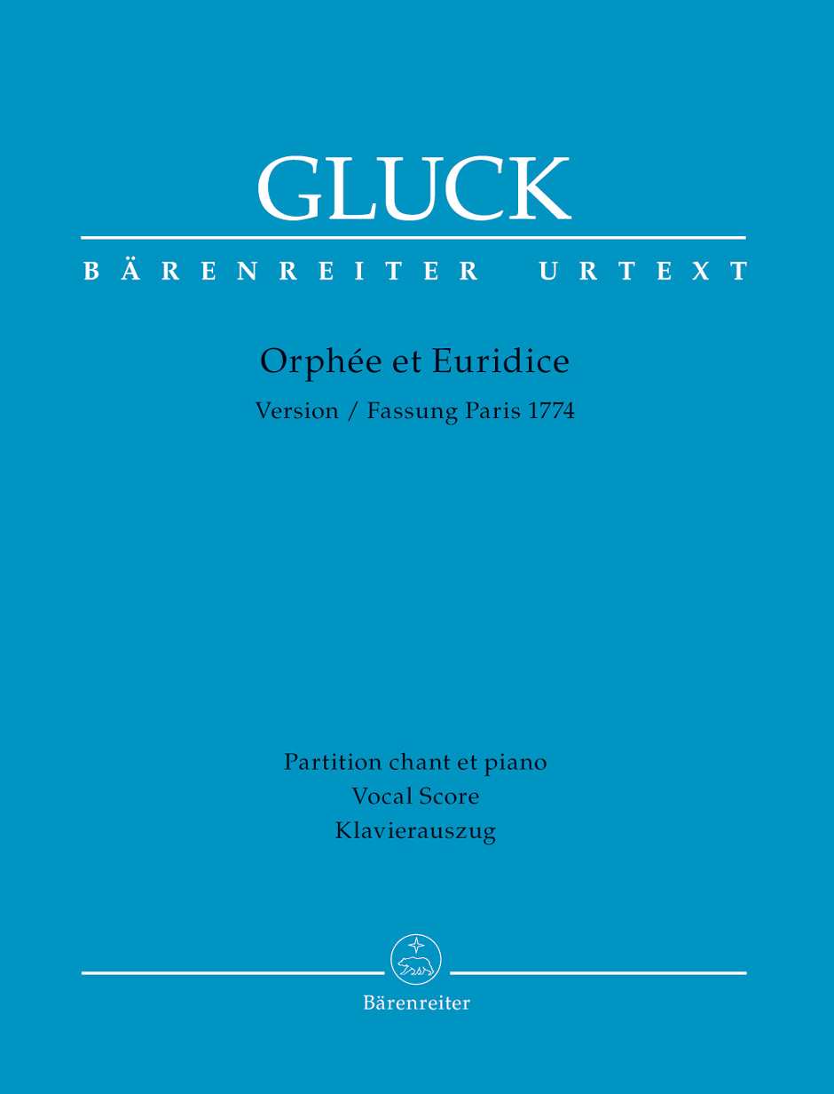 GLUCK, - ORPHÉE ET EURIDICE - KLAVIERAUSZUG (VERSION/FASSUNG PARIS 1774)