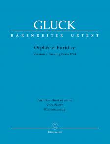 GLUCK, - ORPHÉE ET EURIDICE - KLAVIERAUSZUG (VERSION/FASSUNG PARIS 1774)