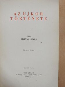Hajnal István - Egyetemes történet III. (rossz állapotú) [antikvár]