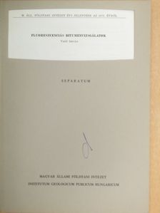 Vető István - Fluoreszcenciás bitumenvizsgálatok [antikvár]