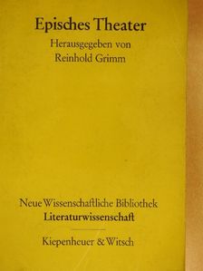 Reinhold Grimm - Episches Theater [antikvár]