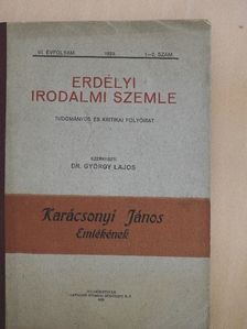 Dr. Biró Vencel - Erdélyi Irodalmi Szemle 1929/1-2. [antikvár]