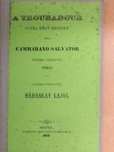 Camarano Salvator - A Troubadour [antikvár]