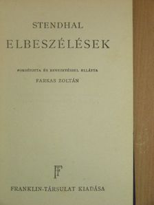 Henri Beyle - Elbeszélések [antikvár]