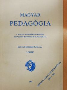 Hajnal Imre - Magyar pedagógia 1992/3. [antikvár]