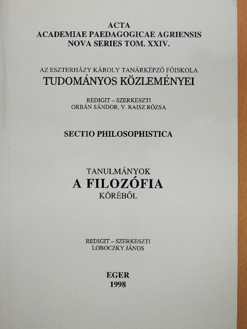 Komlósi Csaba - Az Eszterházy Károly Tanárképző Főiskola tudományos közleményei [antikvár]