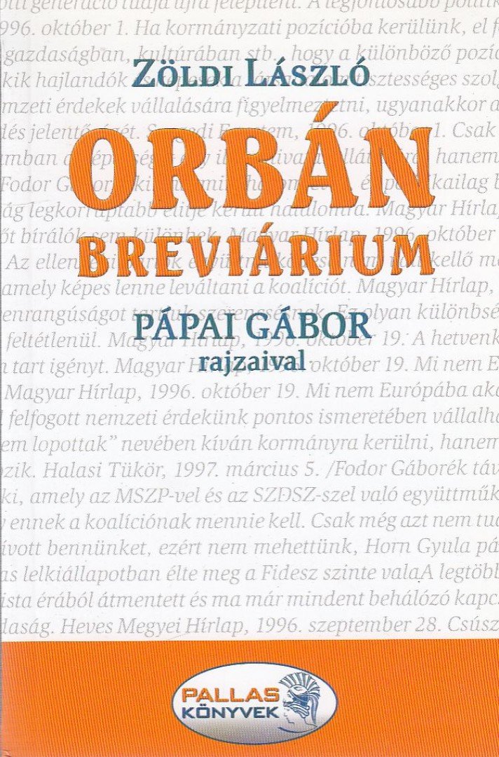 ZÖLDI LÁSZLÓ - Orbán-breviárium [antikvár]