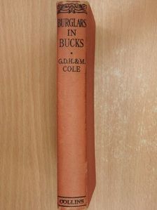 G. D. H. Cole - Burglars in Bucks [antikvár]