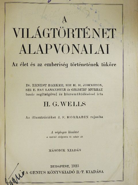 Dr. Ernest Barker - A világtörténet alapvonalai [antikvár]