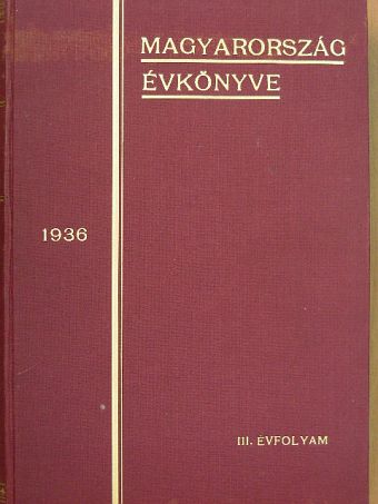 Magyarország Évkönyve 1936 [antikvár]