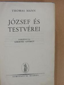 Thomas Mann - József és testvérei [antikvár]