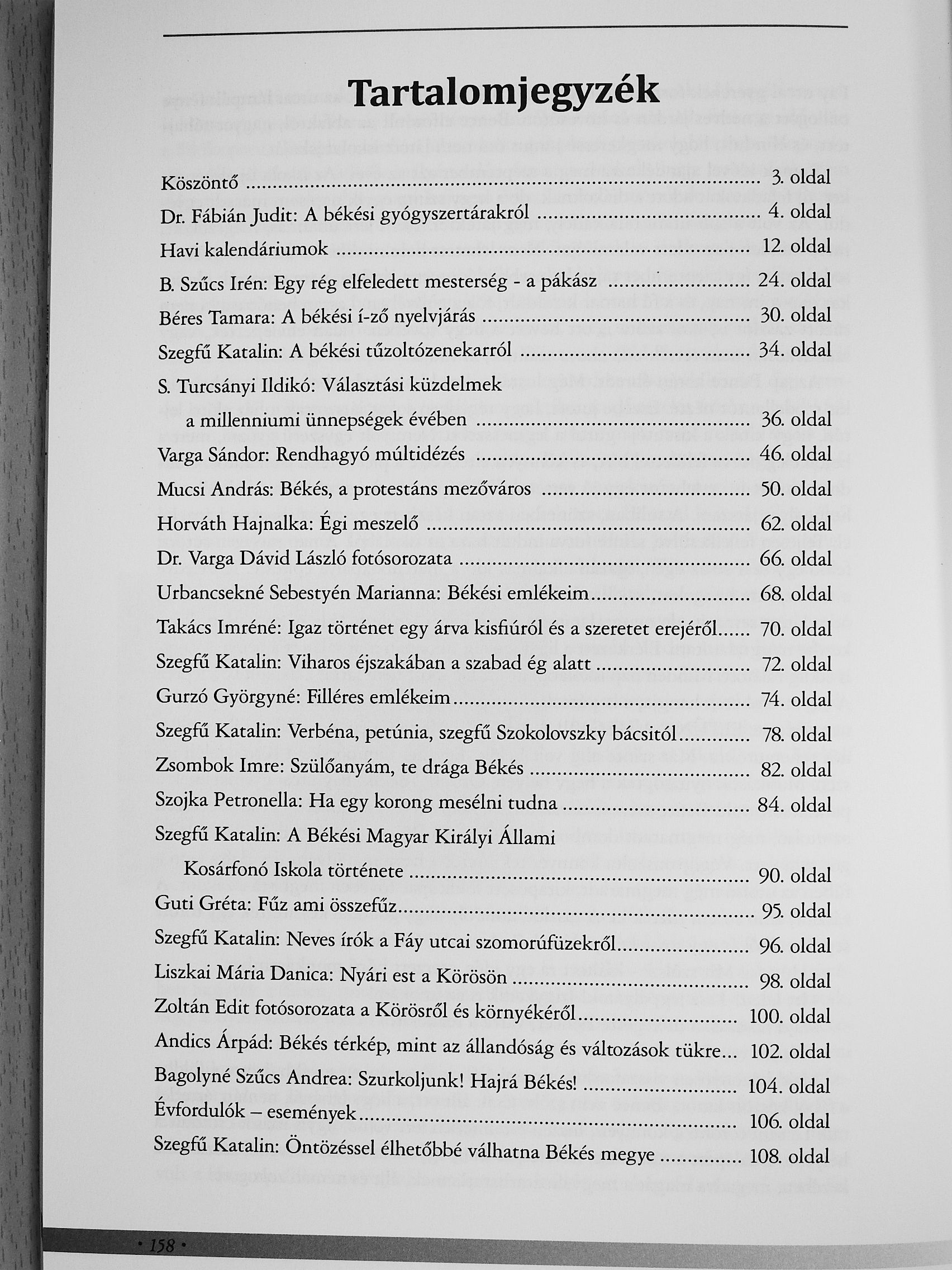Ferenczi Sándor - Békési Újság Kalendárium 2018 [antikvár]
