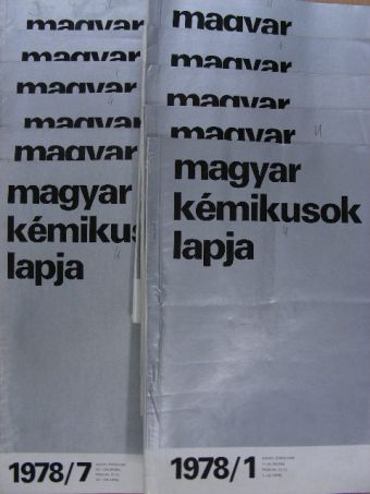 Gere Anna - Magyar Kémikusok Lapja 1978. január-december [antikvár]