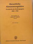 Adolf Remane - Menschliche Abstammungslehre [antikvár]