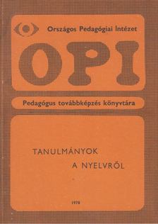 TAKÁCS ETEL - Tanulmányok a nyelvről [antikvár]