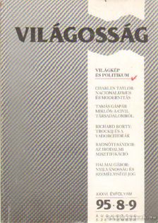 PAPP GÁBOR - Világosság 1995/8-9. [antikvár]