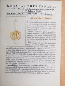 Dr. Balogh Endre - Budai FehérFekete 2004. szeptember [antikvár]