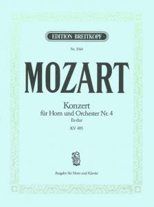 MOZART, W. A. - KONZERT FÜR HORN UND ORCHESTER NR. 4 ES-DUR KV 495