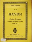 Joseph Haydn - String Quartet No. 46 [antikvár]