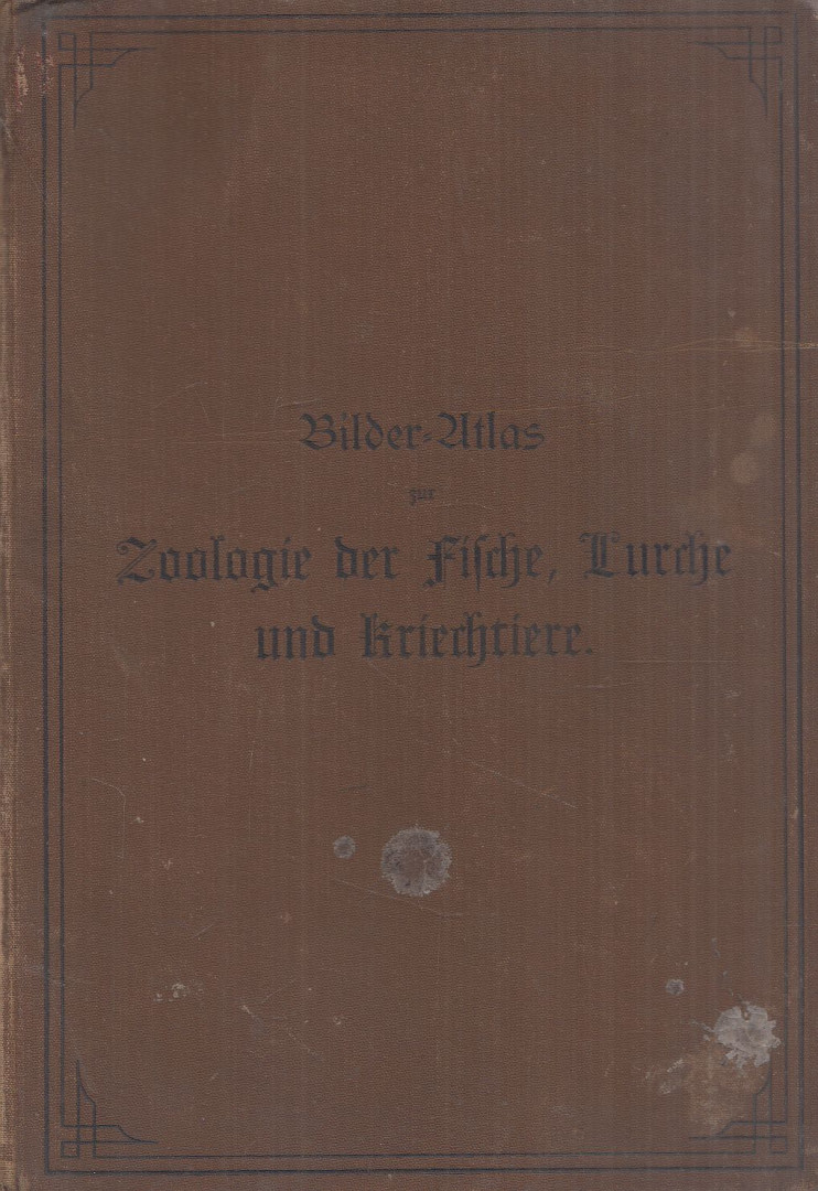 MARSHALL, WILLIAM - Bilder-Atlas zur Zoologie der Fische, Lurche und Kriechtiere [antikvár]