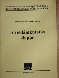 Harsányi Dávid - A reklámkutatás alapjai [antikvár]