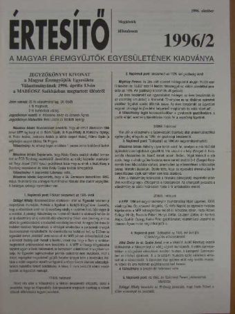Dr. Bóna Endre - Értesítő 1996/2. [antikvár]