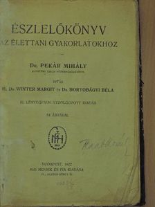Dr. Hortobágyi Béla - Észlelőkönyv [antikvár]