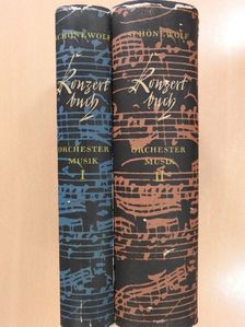 Konzertbuch - Orchestermusik I-II. [antikvár]