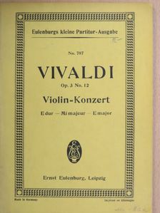 Antonio Vivaldi - Konzert für Violine mit Streichorchester E dur [antikvár]
