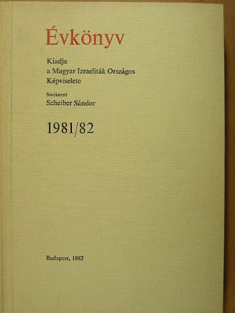 Ábrahám Ferenc - Évkönyv 1981/82 [antikvár]