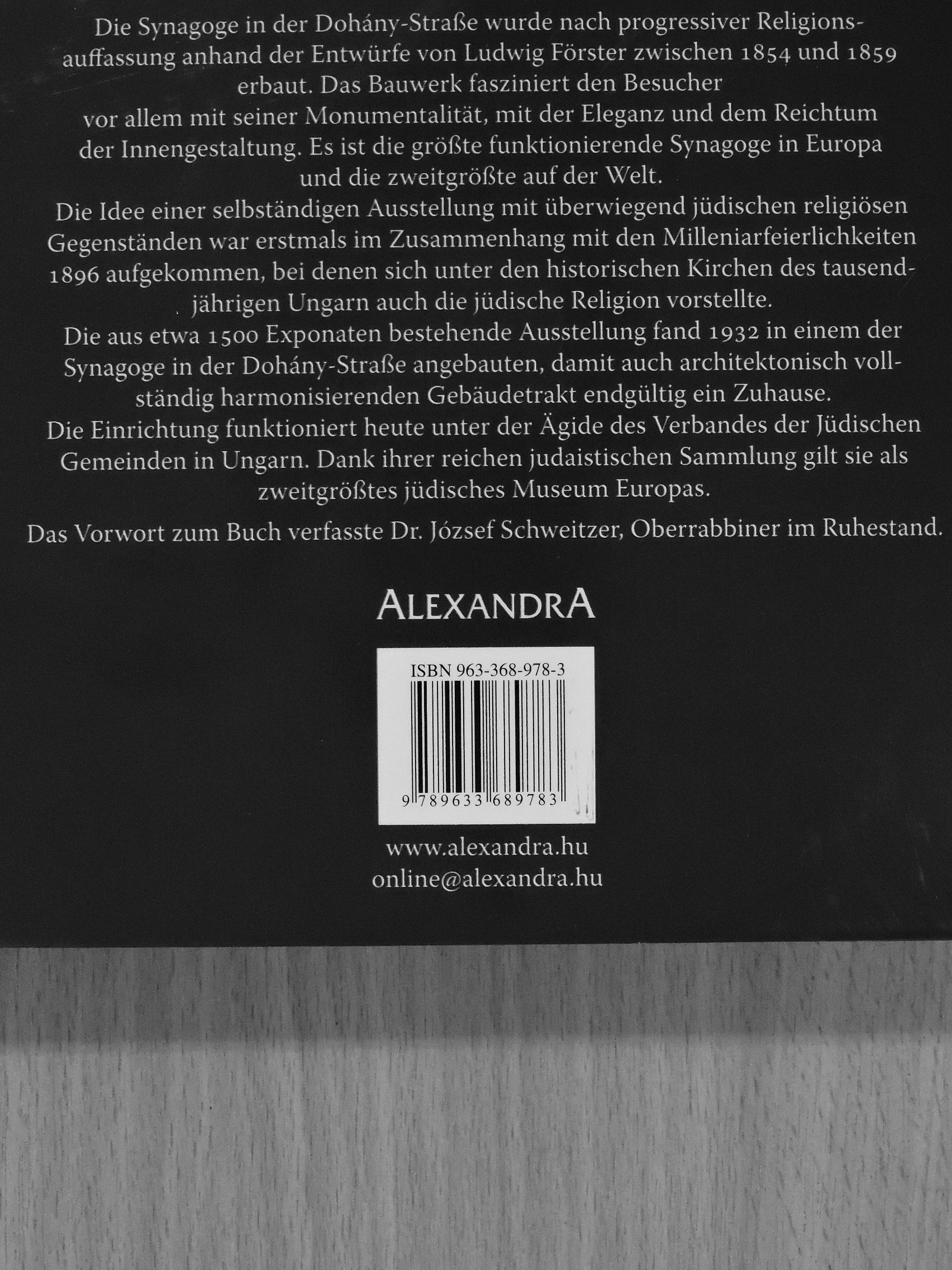Deutsch Gábor - Die Synagoge in der Dohány-Strasse und die Kunstschätze des Jüdischen Museums [antikvár]