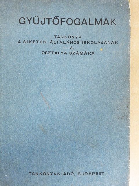 Gáspár Árpád - Gyűjtőfogalmak [antikvár]