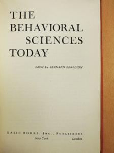 The Behavioral Sciences Today [antikvár]