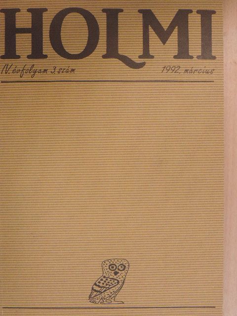 Békés Pál - Holmi 1992. március [antikvár]