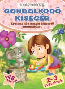 Gondolkodó kisegér - értelmi képességet fejlesztő mf. 48 matricával 2-3 éveseknek