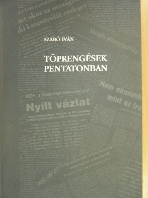 Szabó Iván - Töprengések pentatonban [antikvár]