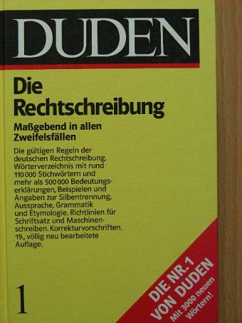 Duden - Die Rechtschreibung [antikvár]