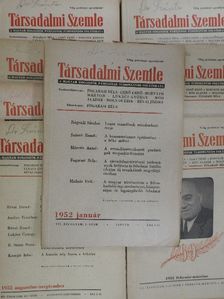 Horváth Márton - Társadalmi Szemle 1952. (nem teljes évfolyam) [antikvár]