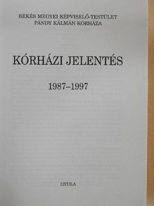 Kórházi jelentés [antikvár]