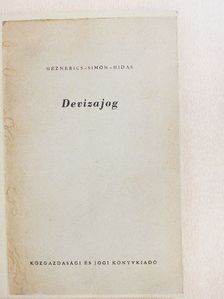 Dr. Hidas János - Devizajog [antikvár]