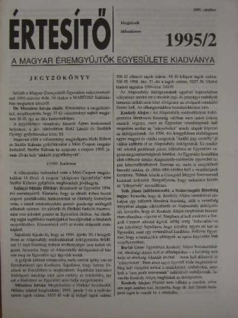 Leányfalusi Károly - Értesítő 1995/2. [antikvár]