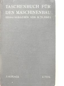 Taschenbuch für den Maschinenbau I. (töredék) [antikvár]