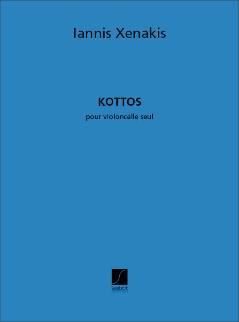 XENAKIS, IANNIS - KOTTOS POUR VIOLONCELLE SEUL