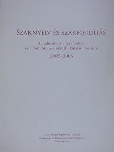 Cs. Jónás Erzsébet - Szaknyelv és szakfordítás [antikvár]